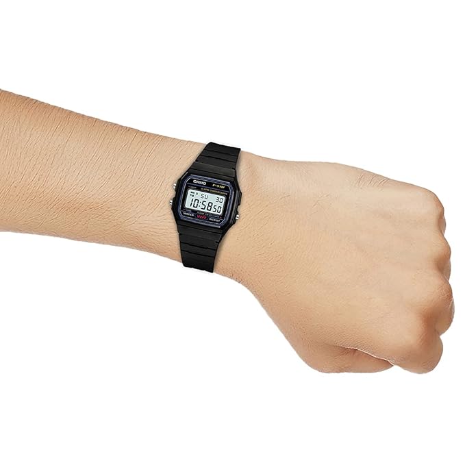 Casio Youth Series Digital Black Dial Unisex Watch
