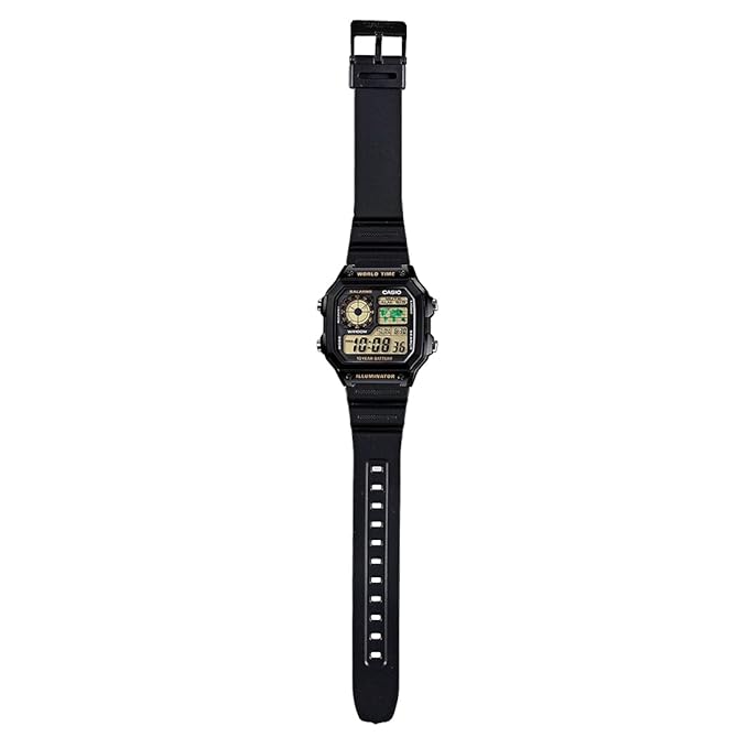 Casio Youth Series Digital Black Dial Men's Watch