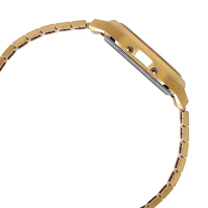 Casio Vintage Analog-Digital Gold Dial Unisex