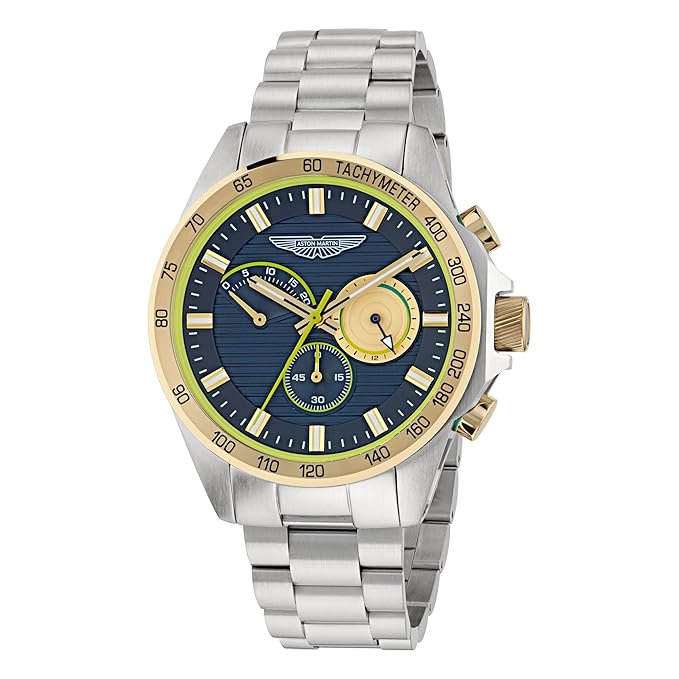 Aston Martin Lagunda Round 44mm Blue Dial Analog Men Watch