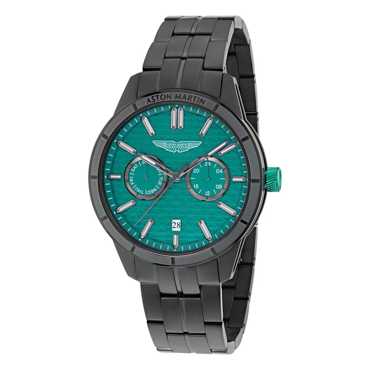 Aston Martin Round 42mm Green Dial Analog Men Watch