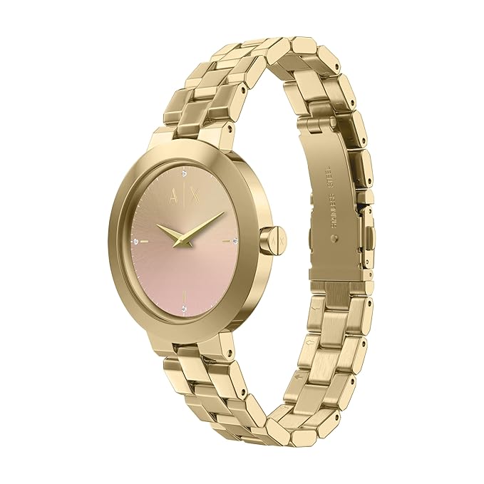 Armani Exchange Gold Watch