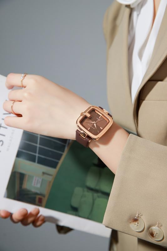 Giordano Monogram Watch for Women Dial with Metal & Leather Strap Fashionable Design, Water Resistant Quartz Analog – Perfect for Casual & Office Wear