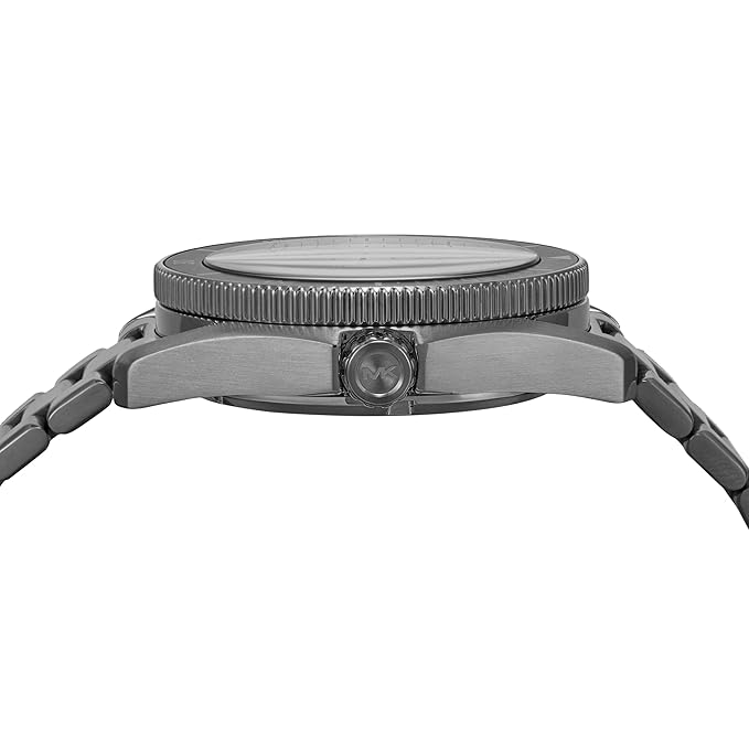 Michael Kors Analog White Dial Men's Metal Band Watch