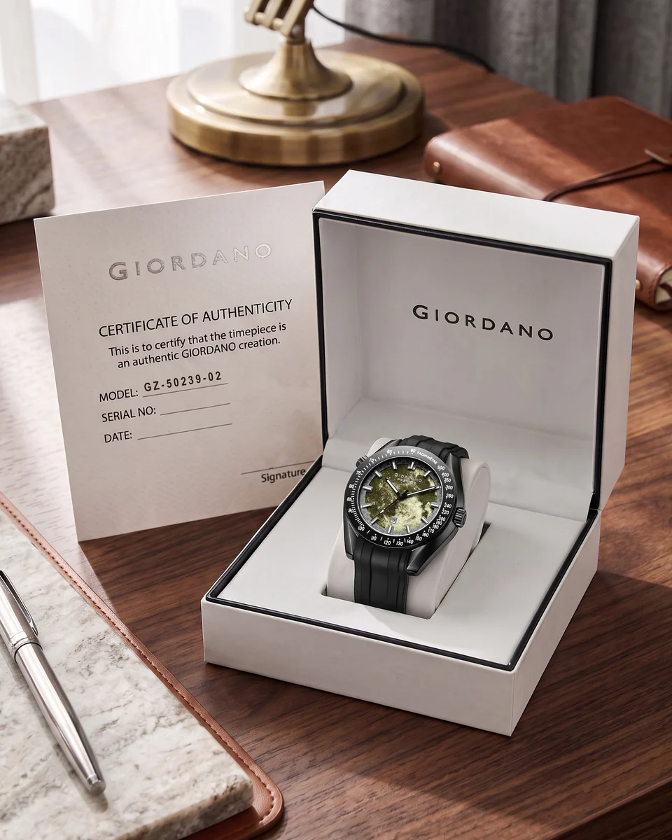 Giordano Premier Callisto Collection Analog Quartz Watch for Men