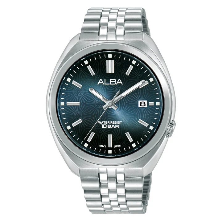 Signature Blue Gradiation Dial Quartz Watch