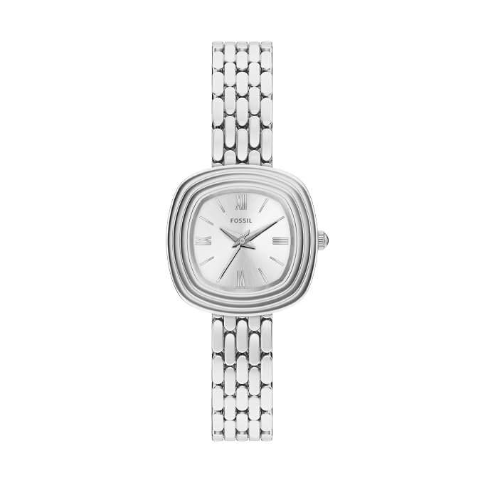 Fossil Genevive Silver Quartz Stainless Steel Watch