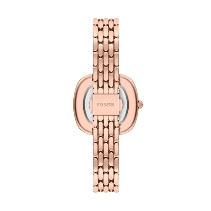 Fossil Genevive Rose Gold Quartz Stainless Steel Watch