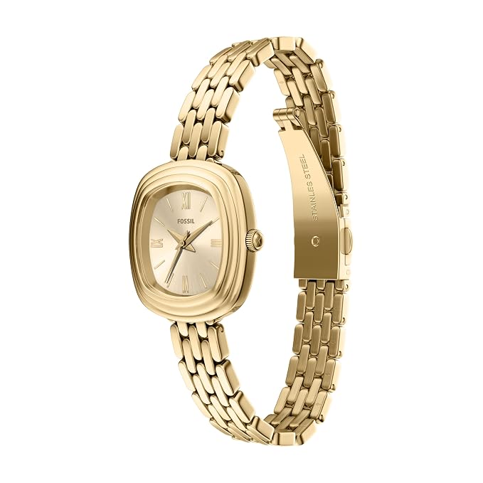 Fossil Genevive Gold Quartz Stainless Steel Watch