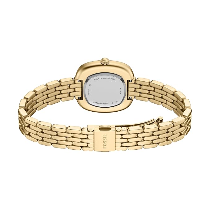 Fossil Genevive Gold Quartz Stainless Steel Watch
