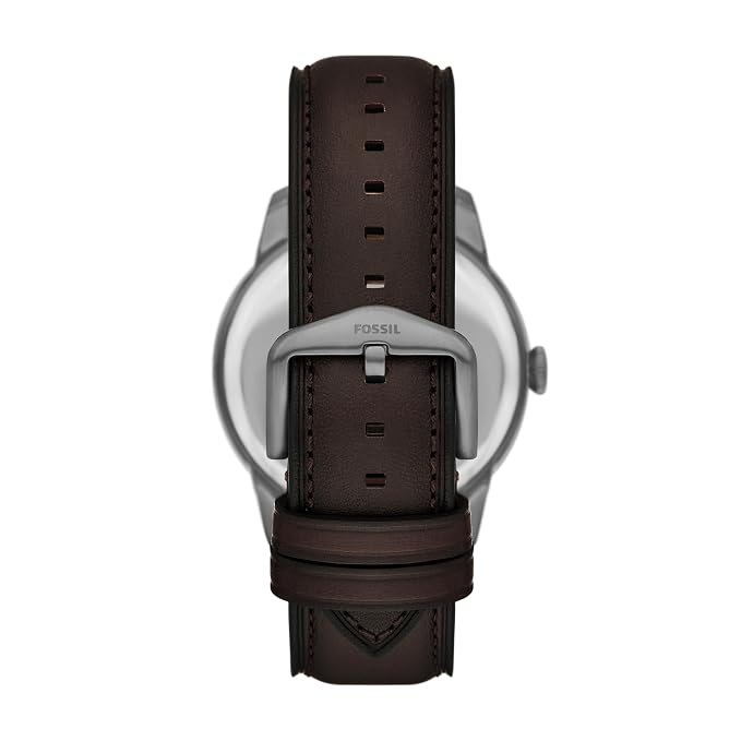 Fossil Townsman Brown Quartz Leather Watch