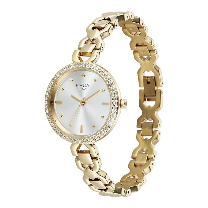 Titan Raga Spotlight 2.0 Quartz Analog 3Hands Display Watch for Women