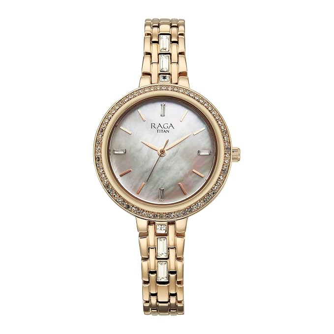 Titan Raga Spotlight 2.0 Quartz Analog 3Hands Display Watch for Women