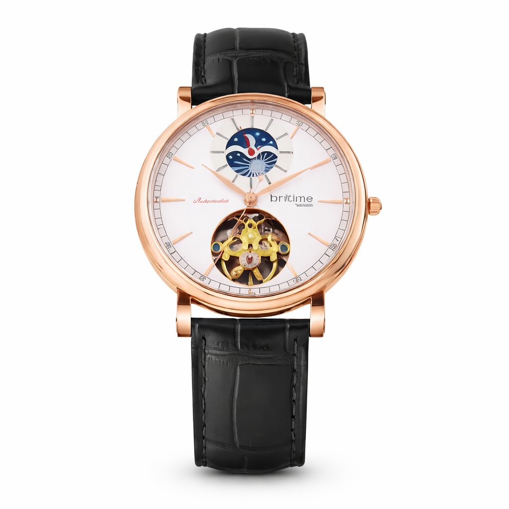 Jupiter Men Automatic Silver Dial Analog Leather Watch