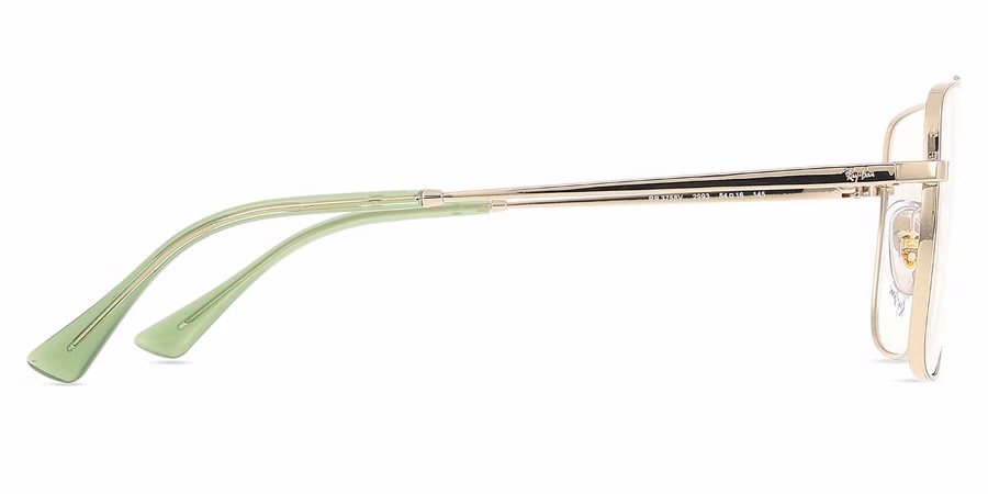 ARI OPTICS Eyeglasses with Pale Gold Frame