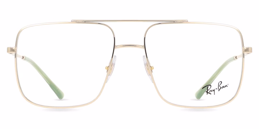 ARI OPTICS Eyeglasses with Pale Gold Frame