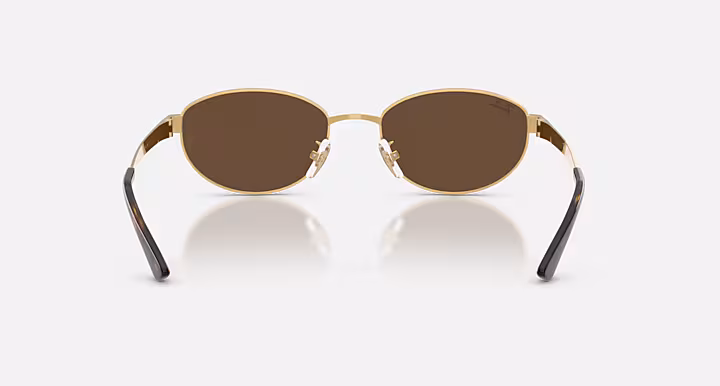 RAYBAN Arista Gold and Dark Brown