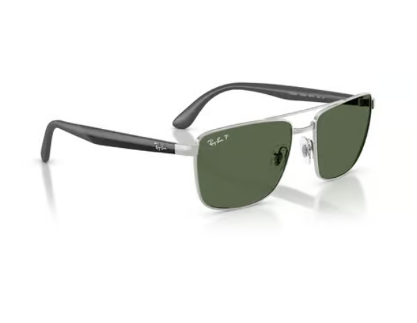 Ray-Ban Unisex Polarized Green Lens Rectangle Sunglasses