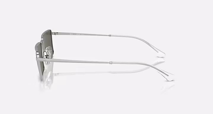 RAYBAN EMY BIO-BASED SUNGLASSES in Polarized Green Lens Rectangle
