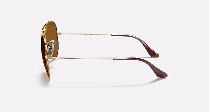 AVIATOR CLASSIC Sunglasses in Arista Gold and Brown Sunglasses