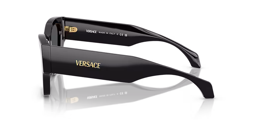 Versace VE4492U M (53 - 18) with Grey lenses and Black Sunglasses