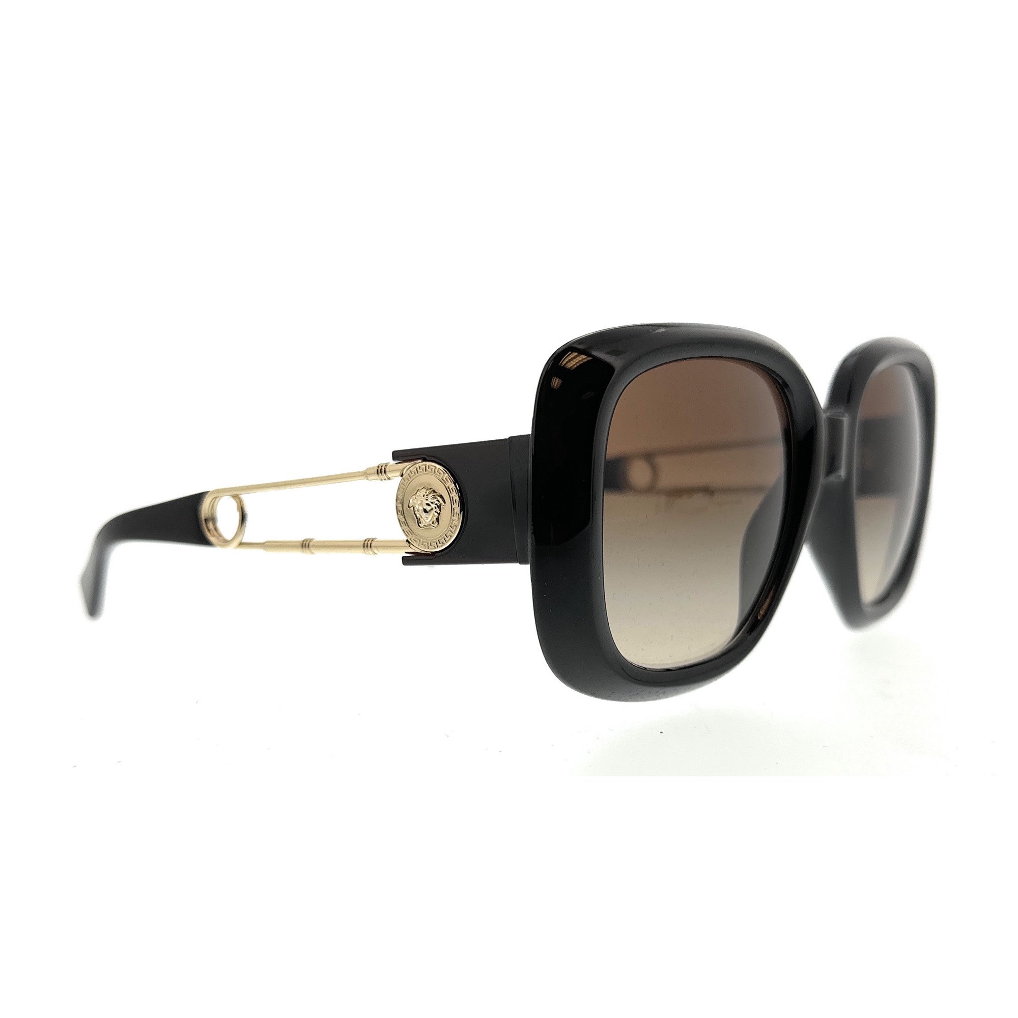 Versace 0VE4411 532413 Transparent Brown Square Sunglasses for womens