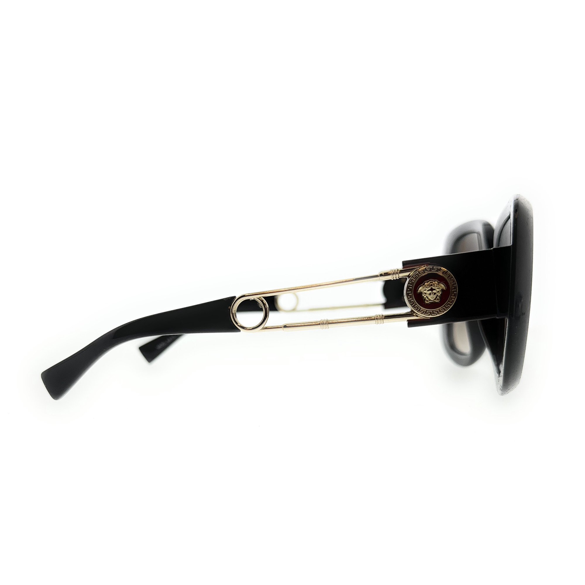 Versace 0VE4411 532413 Transparent Brown Square Sunglasses for womens