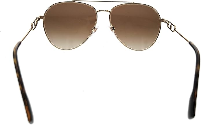 BURBERRY Brown Gradient Aviator Ladies Sunglasses