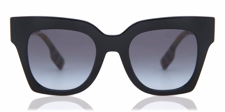 BURBERRY Sunglasses Kitty Black Grey Gradient FOR WOMEN