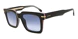 Square Black On Pink Sunglasses