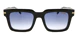 Square Black On Pink Sunglasses