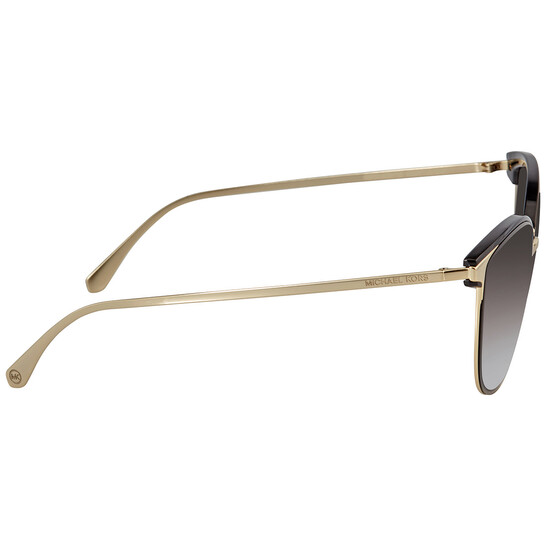 Michael Kors Dark Grey Gradient Round Ladies Sunglasses