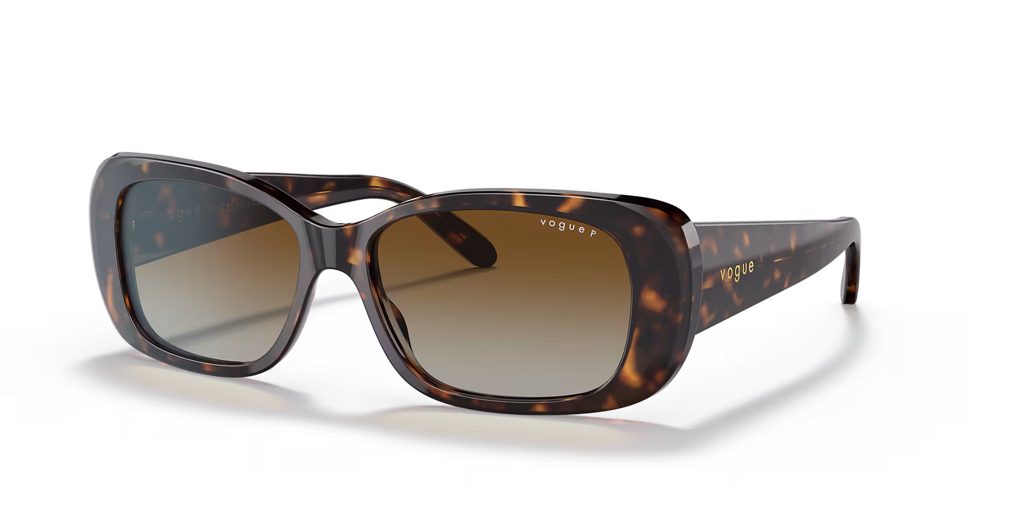 Vogue United States Dark Havana Sunglasses Women