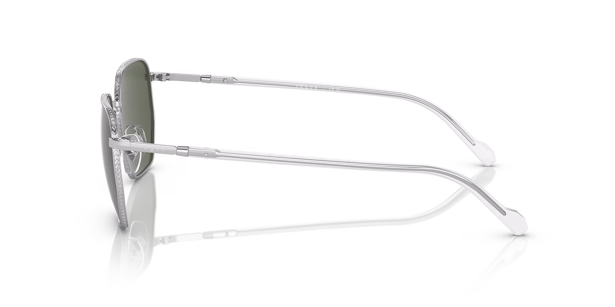 Vogue Sunglasses Silver - Dark Green - Metal