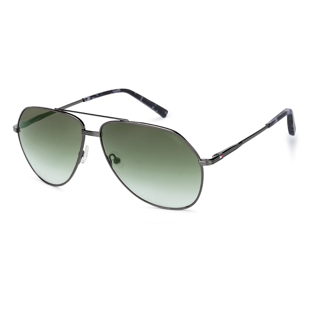 Tommy Hilfiger Gunmetal Full Rim Aviator