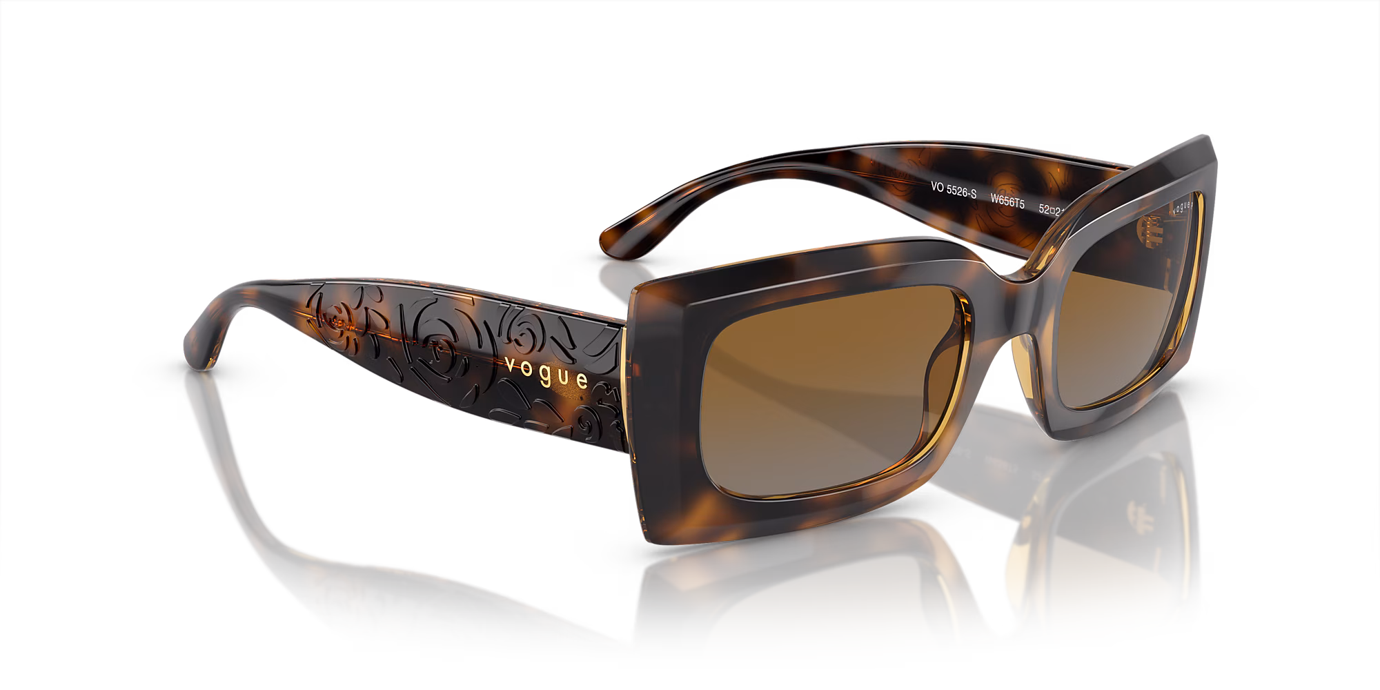 Sunglasses Dark Havana Brown Nylon For Women