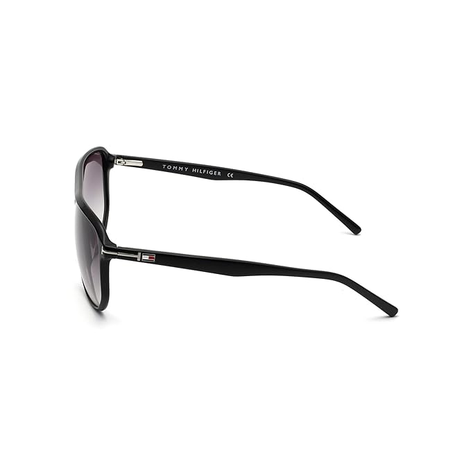 Tommy Hilfiger Eyewear|Green Lens|Black Frame|Full Rim Aviator Shape Branded Latest And Stylish Non-Polarized Sunglasses|100% Uv Protection|Mens Sunglasses