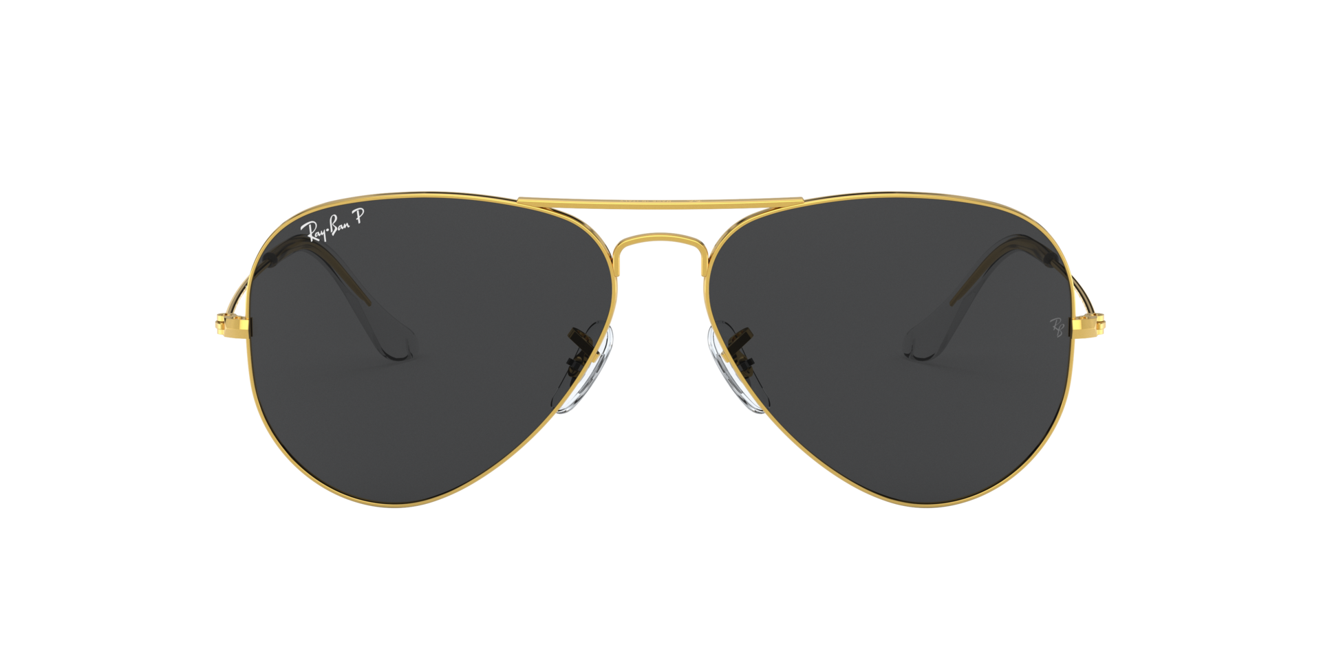 Ray-Ban Unisex Polarized Grey Lens Pilot Sunglasses