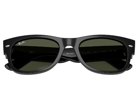 Ray-Ban Mega Wayfarer Sunglasses - Black/Green