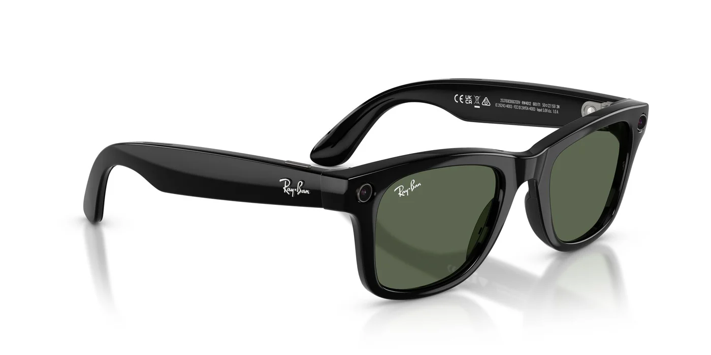 RAYBAN META 0RW4012 WAYFARER LARGE GEN 2 601/71 53 SUNGLASSES
