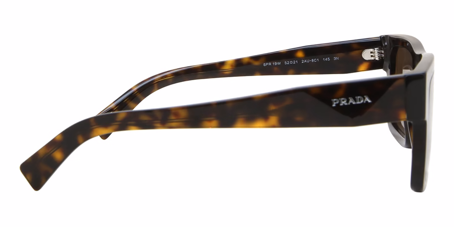 Prada PR 19WS 2AU8C1 Square Tortoise Sunglasses